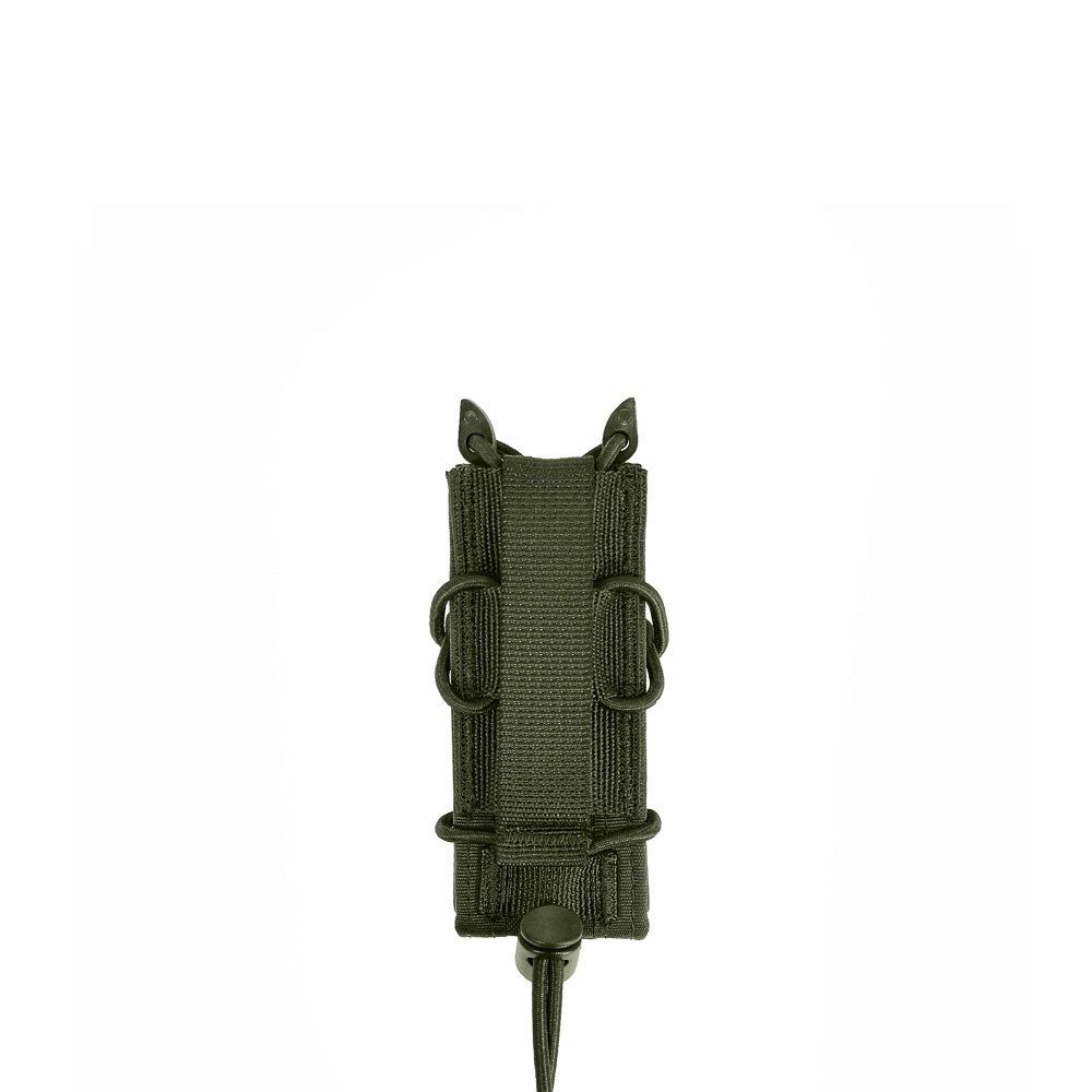 WAS Single Quick Mag Pouch for 9 mm Pistol Magazine - Green