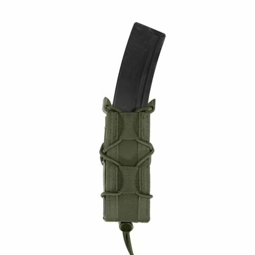 WAS Single Quick Mag Pouch for 9 mm Pistol Magazine - Green