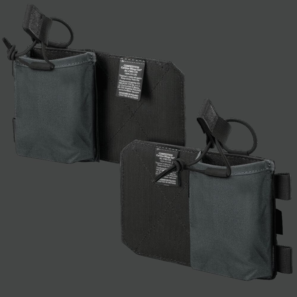 HELIKON COMPETITION Carbine Wings Set(R) Pouch, Left and Right - Grey/Black