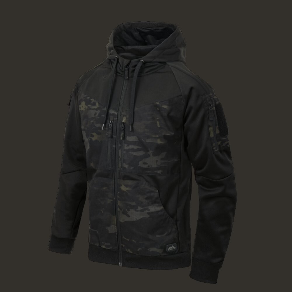 HELIKON ROGUE Hoodie (FullZip)(R) - Black/MultiCam(R) Black