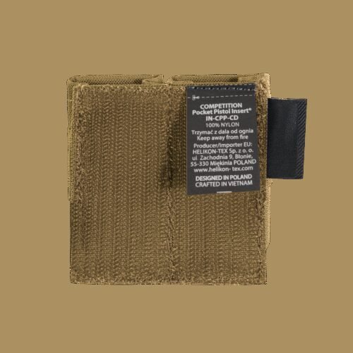 36627 HELIKON COMPETITION Pocket Pistol Insert(R) Pouch for 2 Pistol Magazines - Coyote