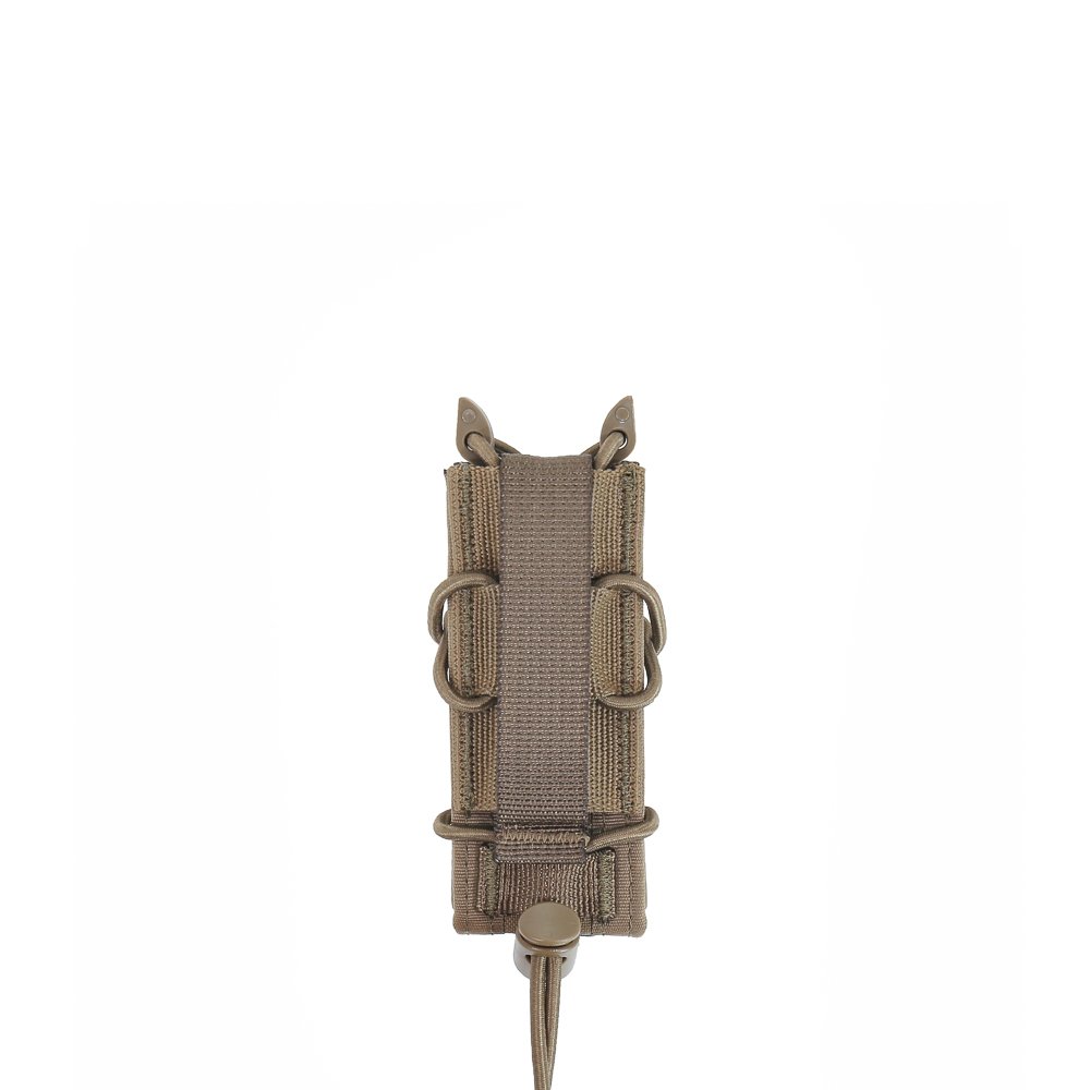 WAS Single Quick Mag Pouch for 9 mm Pistol Magazine - Coyote