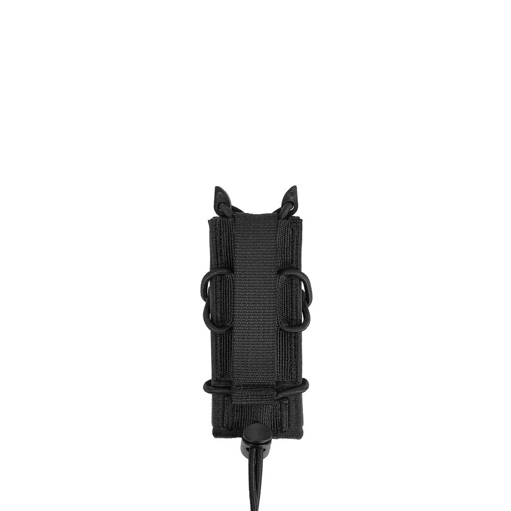 WAS Single Quick Mag Pouch for 9 mm Pistol Magazine - Black