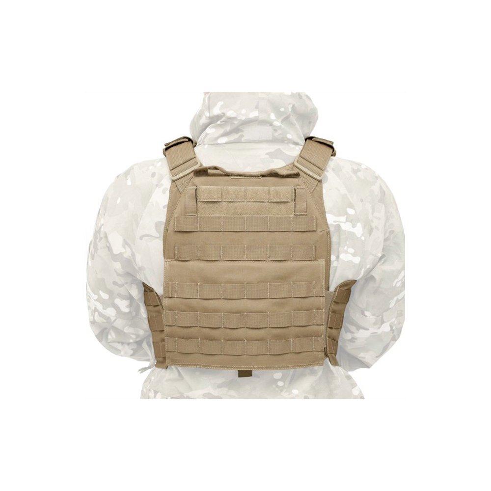 WAS DCS Elite Ops Plate Carrier, AR15 Open Pouches - Green