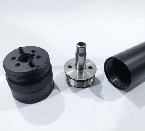 36861 ML 2in1 Suppressor Adapter for VSR and Cylinder Head Tool, 14- mm CCW - Black