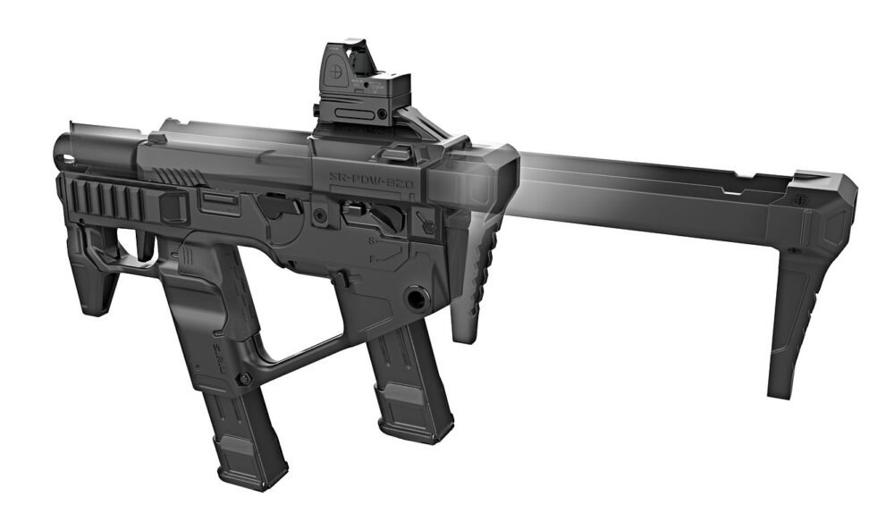 SRU - Airsoft PDW P320 Conversion for WE F17/F18 - Black