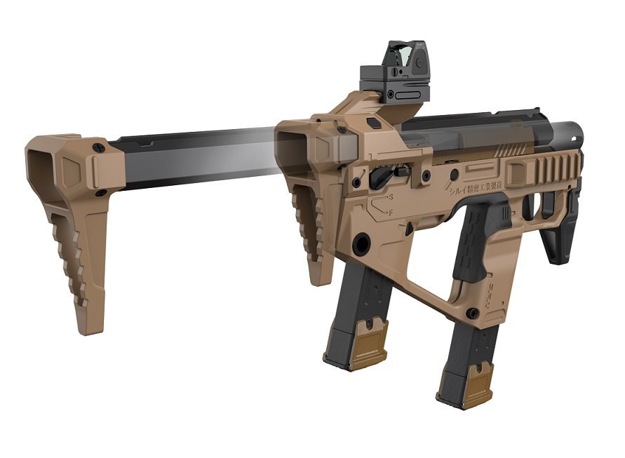 SRU - Airsoft PDW P320 Conversion for WE F17/F18 - TAN