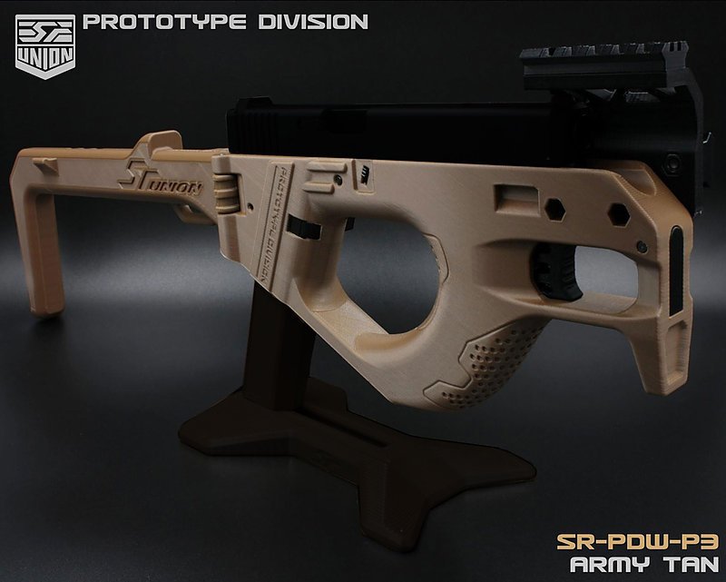 SRU - Airsoft PDW P3 Conversion for WE Glock - TAN