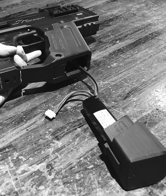 Battery extended connector for PDW-K kit