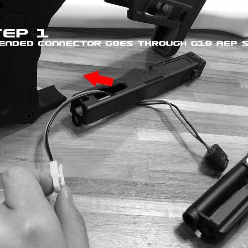 Battery extended connector for PDW-K kit