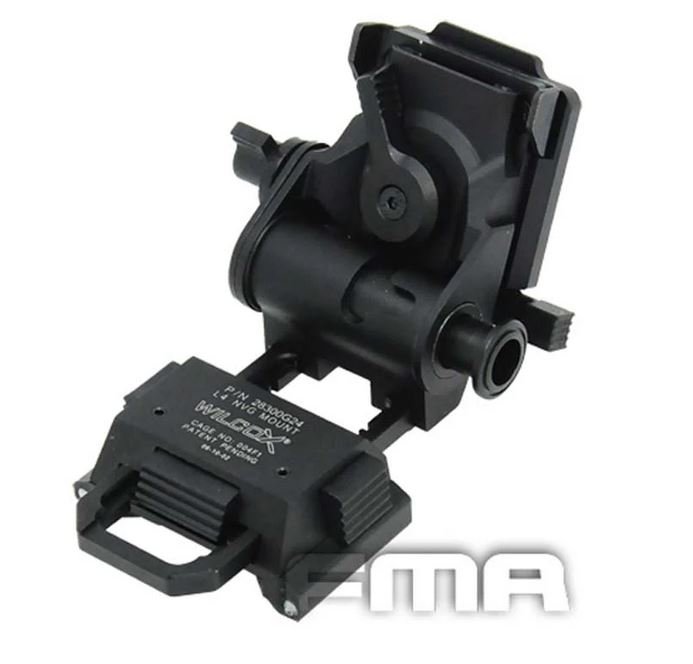 FMA CNC L4G24 Helmet Mount for NVG PVS-15 / 18 - Black