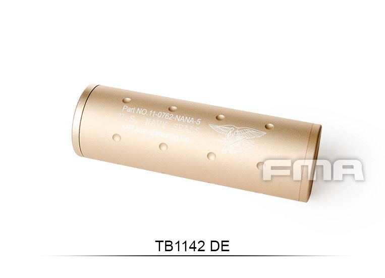 FMA U.S. Navy Seals Type Silencer 35x107 mm - Tan