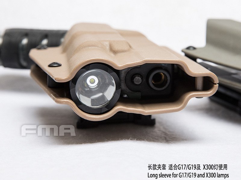 37315 FMA Kydex Holster (with Flashlight X300), Right Hand - MC