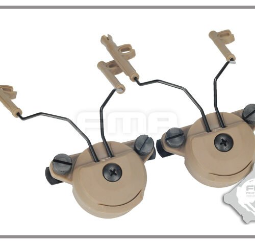 FMA EXFIL Helmet Mount for Peltor Comtac Headset - Tan