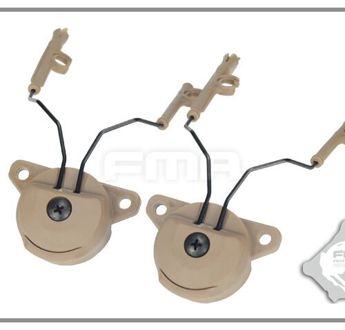 FMA EXFIL Helmet Mount for Peltor Comtac Headset - Tan