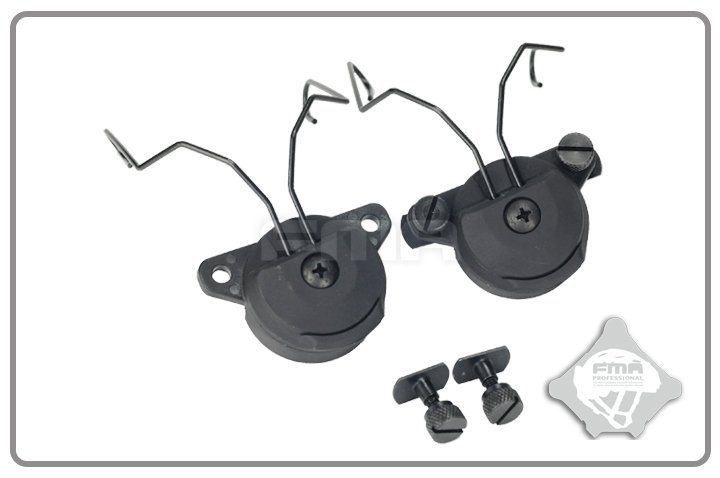 FMA EXFIL Helmet Mount for MSA Sordin Headset - Black
