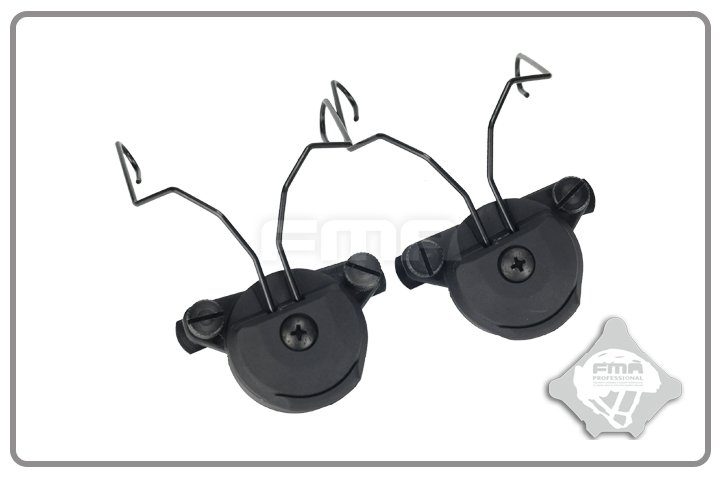 FMA EXFIL Helmet Mount for MSA Sordin Headset - Black