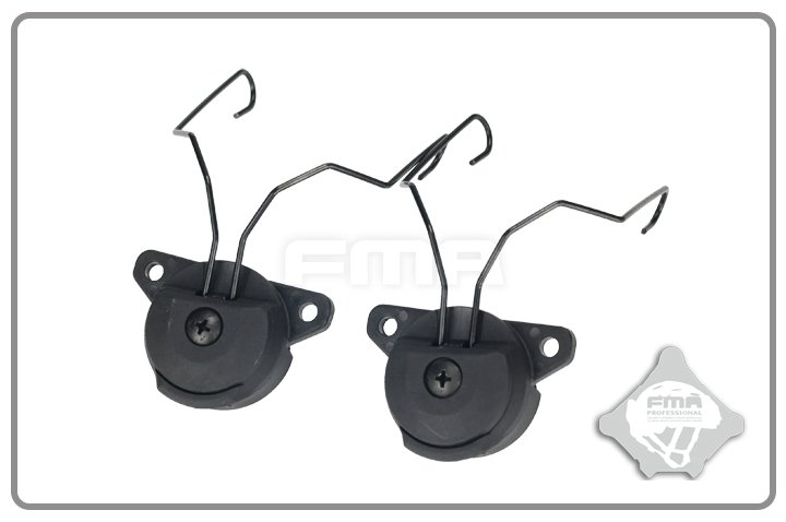 FMA EXFIL Helmet Mount for MSA Sordin Headset - Black