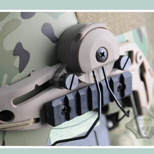 FMA EXFIL Helmet Mount for MSA Sordin Headset - Black