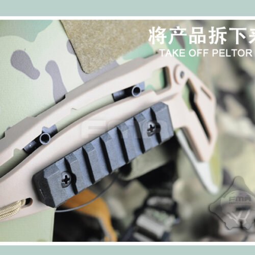 FMA EXFIL Helmet Mount for MSA Sordin Headset - Black