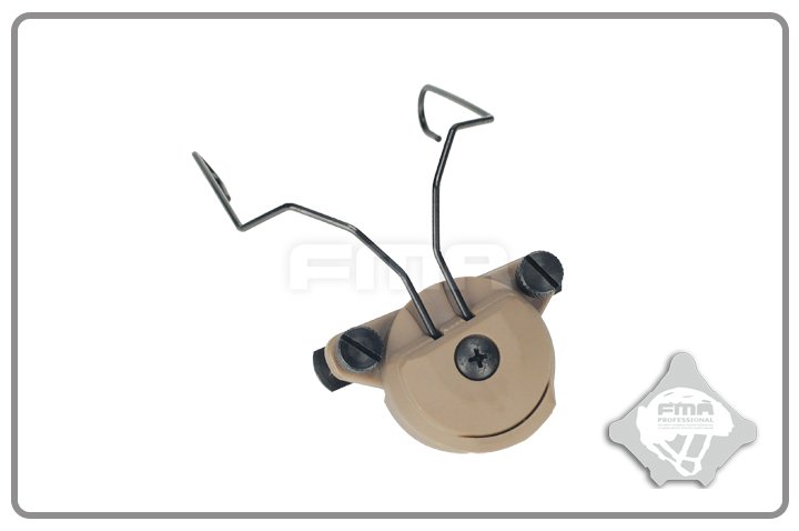 FMA EXFIL Helmet Mount for MSA Sordin Headset - Tan