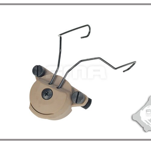 FMA EXFIL Helmet Mount for MSA Sordin Headset - Tan