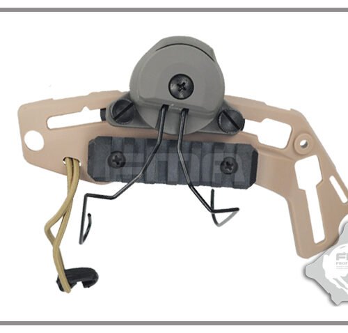 FMA EXFIL Helmet Mount for MSA Sordin Headset - Tan