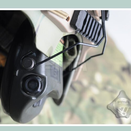 FMA EXFIL Helmet Mount for MSA Sordin Headset - Tan