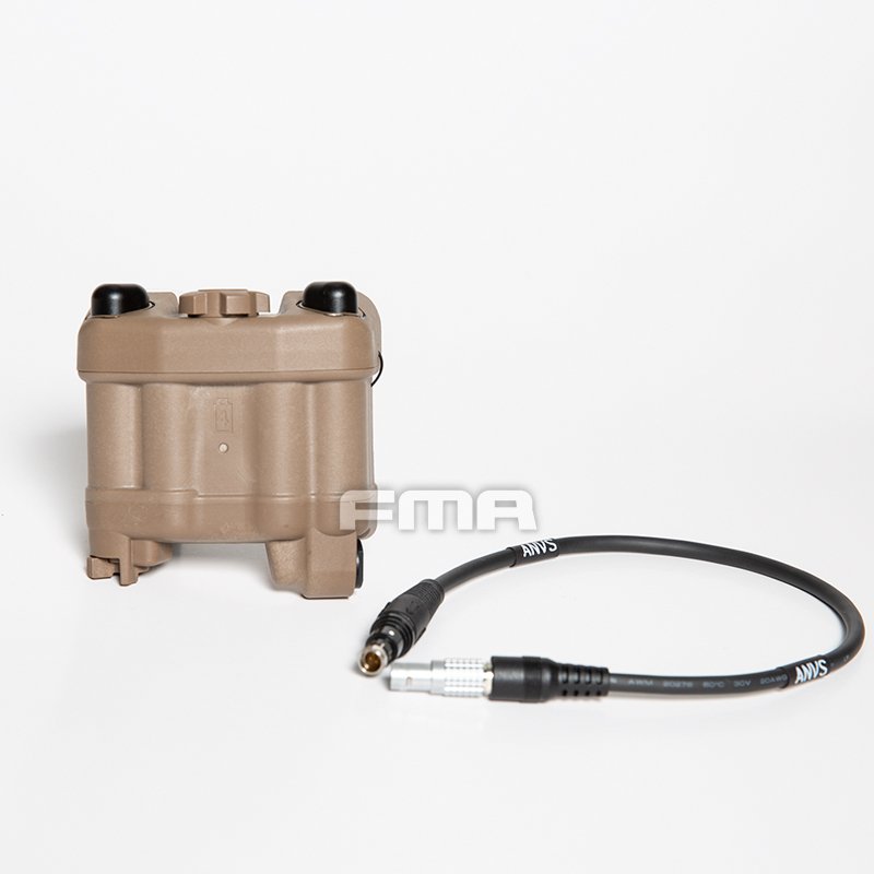 FMA PVS-31 Functional NVG Battery Case with IR Beacon - Tan