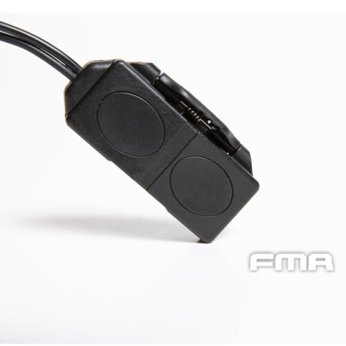 FMA Dual Switch PEQ, Laser Plug and 2.5 mm Connectors without Logo - Black