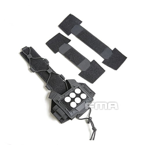 FMA Agility Bridge Helmet Cover for NVG Battery Box - Black
