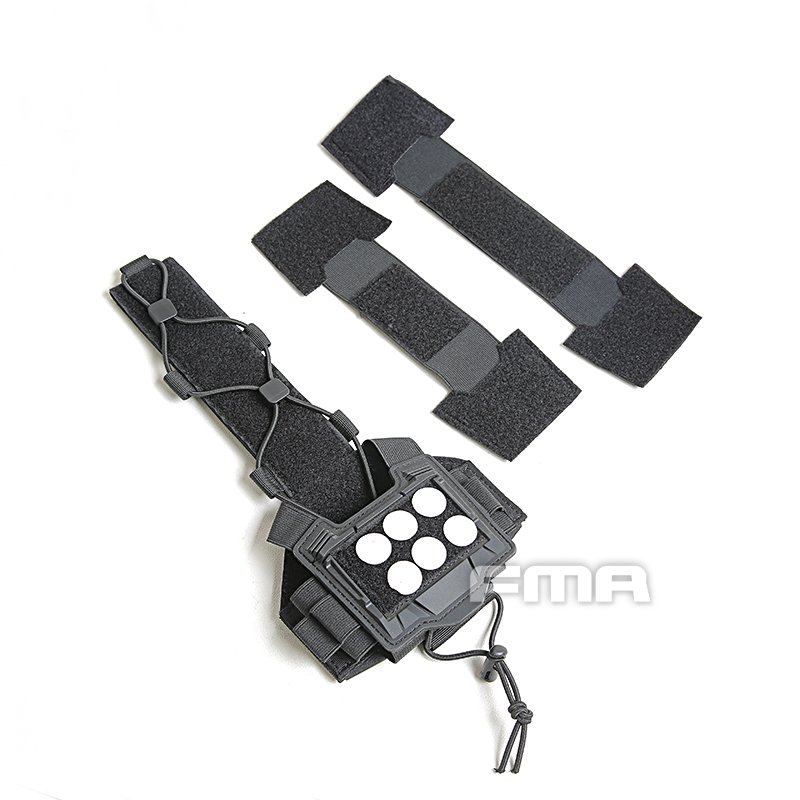 FMA Agility Bridge Helmet Cover for NVG Battery Box - Black