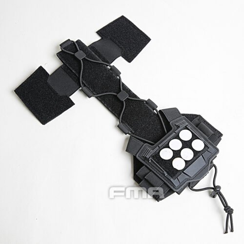 FMA Agility Bridge Helmet Cover for NVG Battery Box - Black