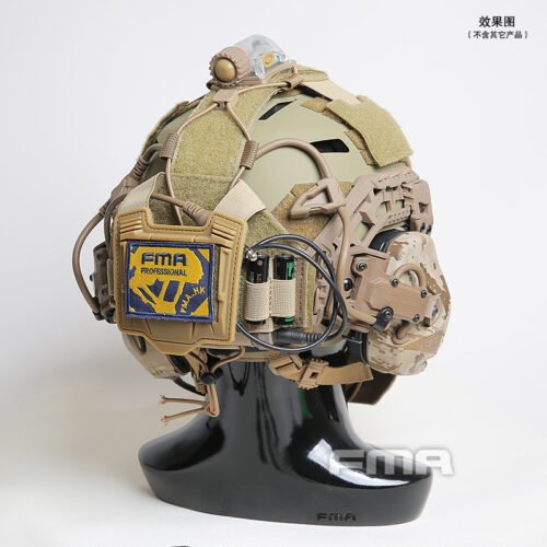 FMA Agility Bridge Helmet Cover for NVG Battery Box - Black