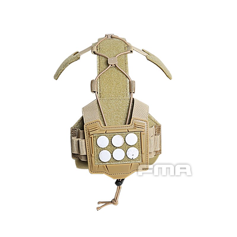 FMA Agility Bridge Helmet Cover for NVG Battery Box - Tan