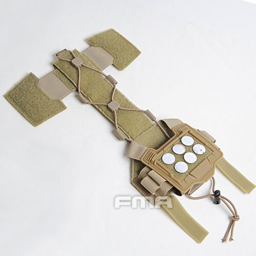 FMA Agility Bridge Helmet Cover for NVG Battery Box - Tan