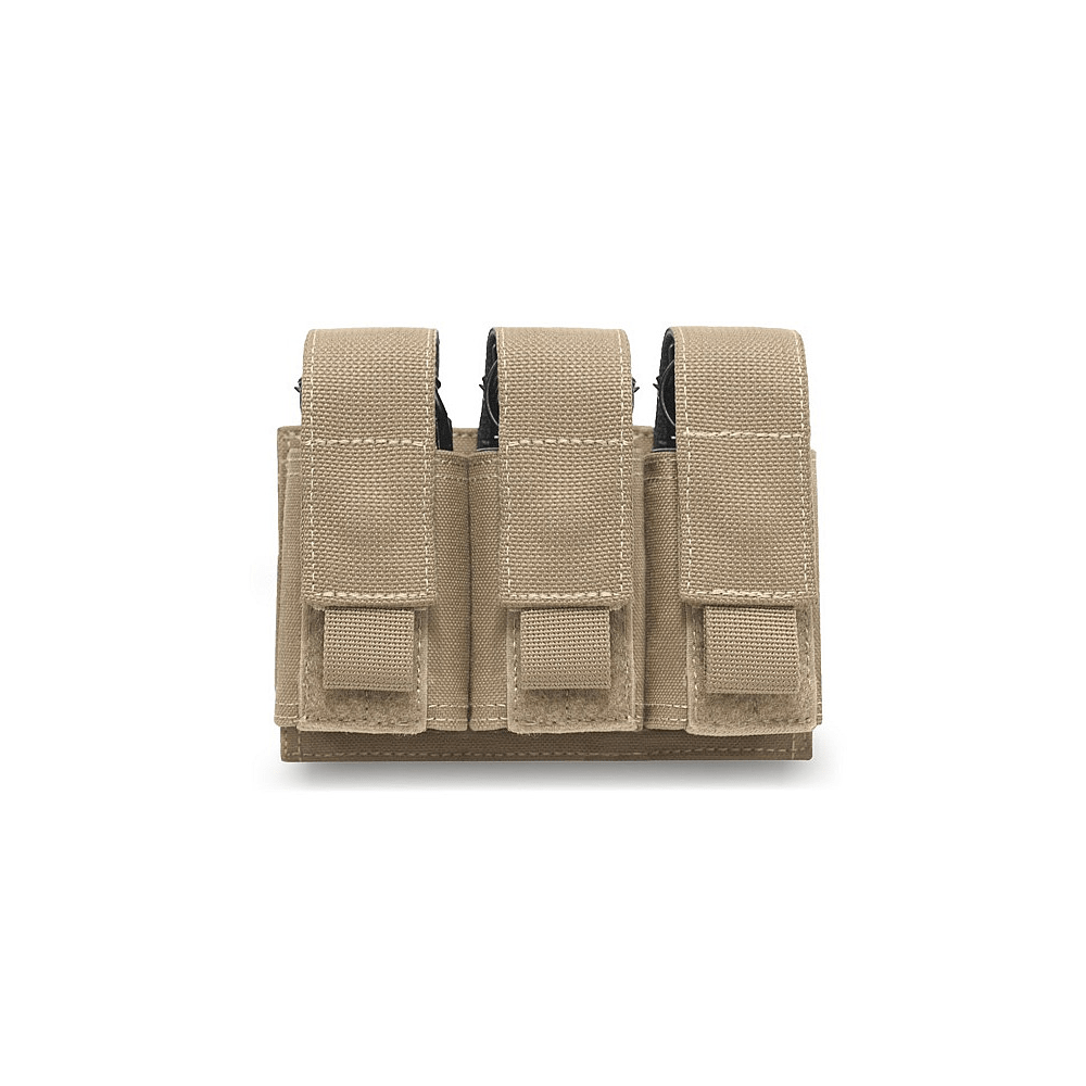 WAS Triple 40mm MOLLE Grenade Pouch - Coyote