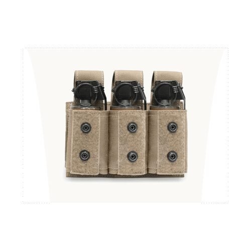WAS Triple 40mm MOLLE Grenade Pouch - Coyote