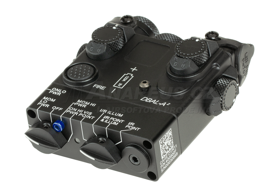 DBAL-A2 Illuminator / Laser Module Green  plus  IR Aluminium - BK
