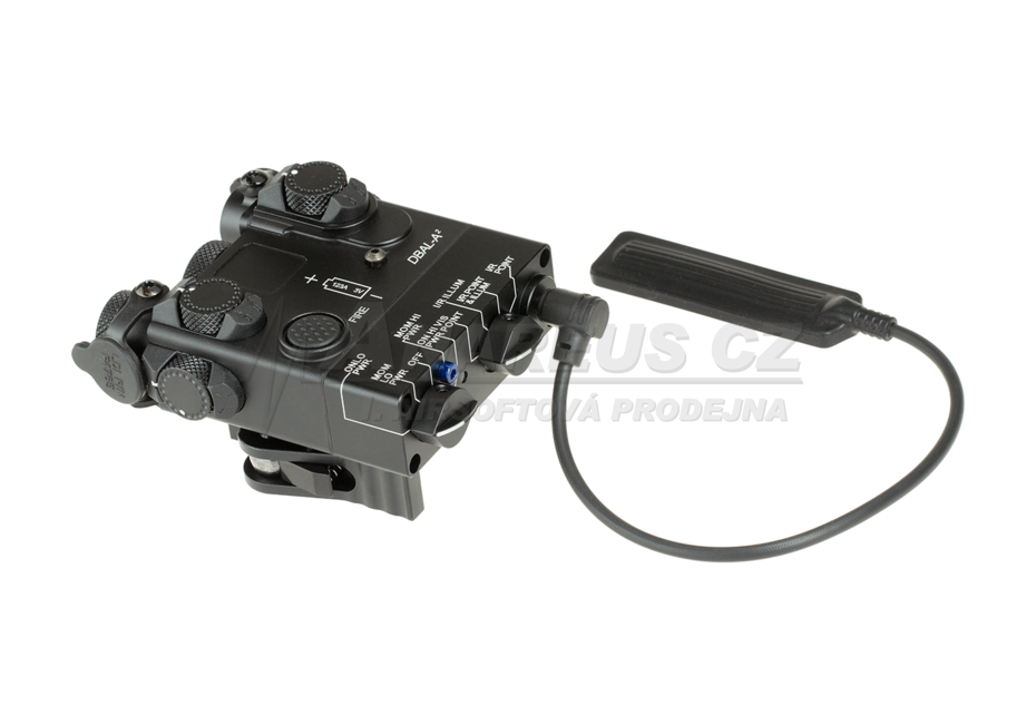 DBAL-A2 Illuminator / Laser Module Green  plus  IR Aluminium - BK