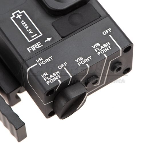 DBAL Mini Laser Module (Green/IR laser  plus  strobo) - BK