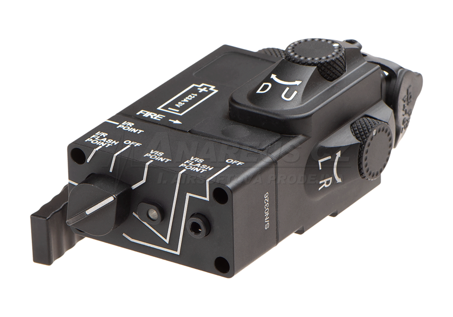 DBAL Mini Laser Module (Green/IR laser  plus  strobo) - BK