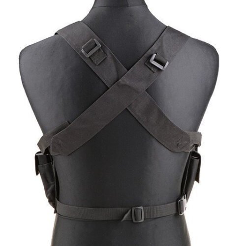 Chest Rig type tactical vest - Black