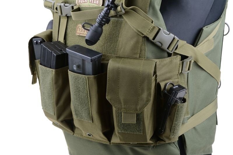 Chest Rig type tactical vest - Olive Green