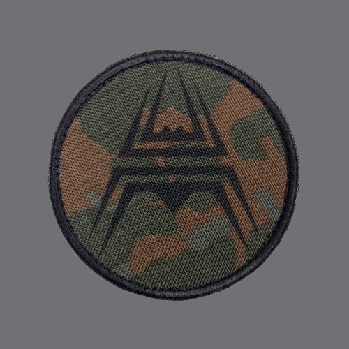 ANAREUS VELCRO SPIDER Round Patch - Flecktarn