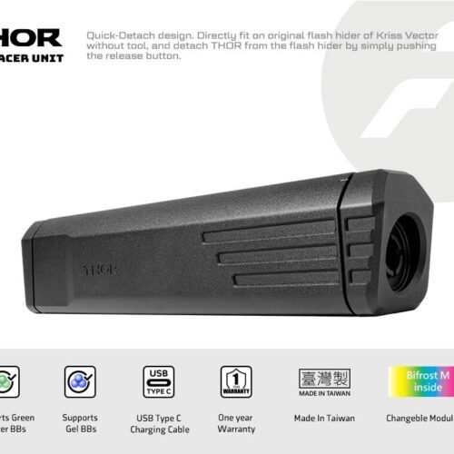 38292 AceTech Kriss Vector THOR (BIFROST) QD Tracer Suppressor - Black