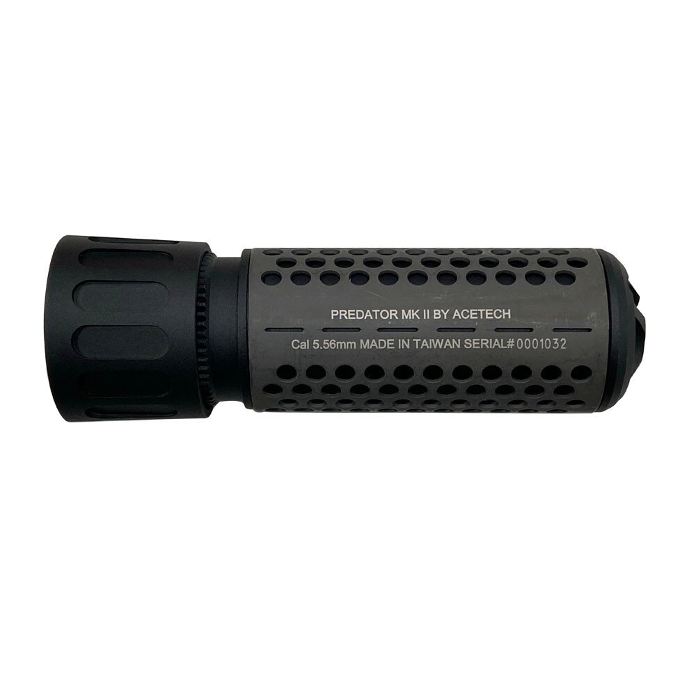 AceTech PREDATOR MKII (BRIGHTER R) QD Tracer Suppressor - Black