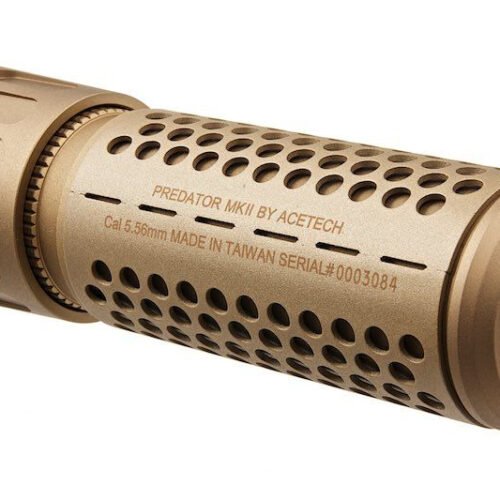 AceTech PREDATOR MKII (BRIGHTER R) QD Tracer Suppressor - Tan