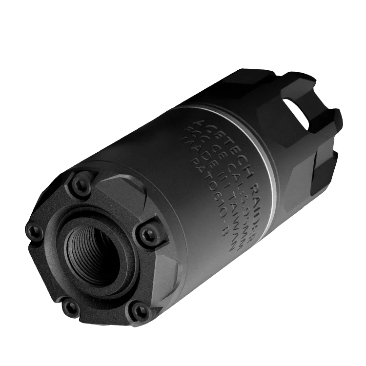38319 AceTech RAIDER Tracer Suppressor with Muzzle Flame (BLASTER M) - Black