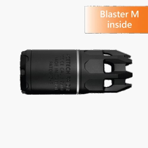 38320 AceTech RAIDER Tracer Suppressor with Muzzle Flame (BLASTER M) - Black